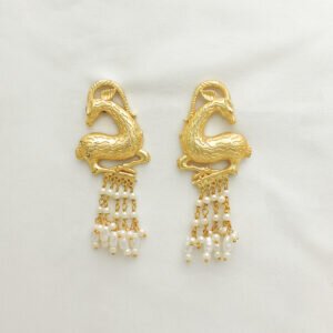 Mayurika Pearl Peacock Earring 76542